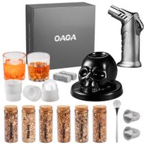 Kit para Fumar Coquetéis OAGA com Tocha - 21 Conjuntos de 6 Sabores