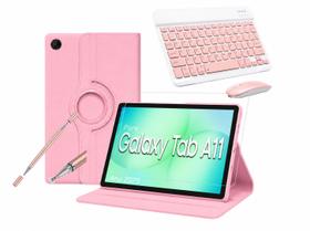 Kit Para Galaxy A11, A9 e Plus 11 Pol Capa, Teclado, Mouse, Película e Caneta Touch