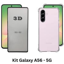 Kit para Galaxy A56 Capa Silicone TPU + Pelicula Tela Frontal Protetora Premium para Samsung Galaxy A56 5G Kit para Galaxy A56 Capa Silicone TPU + Pelicula Tela Frontal Protetora Premium para Samsung Galaxy A56 5G