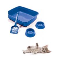 Kit Para Gato Bandeja Pá Comedouro Bebedouro ul Power Pets