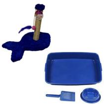 Kit Para Gatos - Arranhador Torre E 1 Kit Higiênico ul