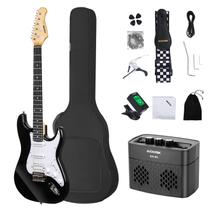 Kit para iniciantes de guitarra elétrica AODSK com amplificador de 99 cm em tamanho real