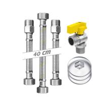 Kit Para Instalação de Aquecedor a Gás 1/2 40cm - Roco
