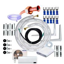 Kit Para Instalação De Ar Condicionado Samsung Windfree Connect 9000 a 12000 Btus Frio 5 Metros Com Suporte