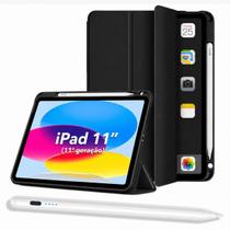 Kit para iPad 11 A16 Capa Smart Trifold e Caneta Touch com Rejeição de Palma Kit para iPad 11 A16 Capa Smart Trifold e Caneta Touch com Rejeição de Palma