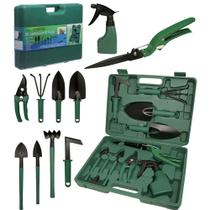 Kit para jardim com foice + pulverizador / borrifador e acessorios 10 pecas na maleta - WESTERN