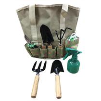 Kit para Jardinagem com 08 peças, Acompanha Bolsa de Lona