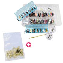 Kit para joias de unhas strass furta cor 1.440 peças