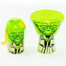 Kit Para Lanche Mais Garrafa Mestre Yoda Star Wars Vader Top - Verde - Star Wars