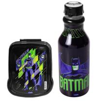 Kit para Lancheira Garrafinha e Sanduicheira Batman Original