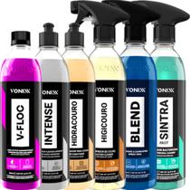 Kit Para Lavagem Limpeza Automotiva Couro Carro Moto Vonixx