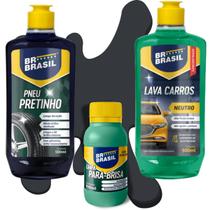 Kit Para Lavar Carro Pretinho Lava Carro Concentrado