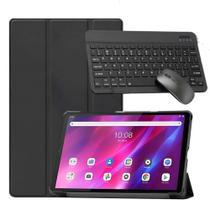 Kit Para lenovo Tab K10c (tb311fu)10,1 Case Smart + Teclado E Mouse sem fio Bluetooth