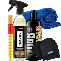 Kit Para Limpar E Condicionar Banco De Couro Automotivo