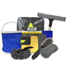 Kit para limpeza de carros 9 peças - Pro Chatou