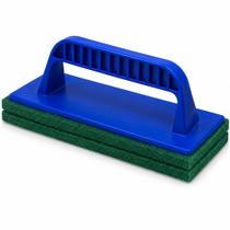 Kit Para Limpeza de GERAL Azulejos Mesa Com 2 Fibras Verde + Base SUPORTE LT Para Fibras MANUAL Pias Bancadas Banheiro Kit Para Limpeza de GERAL Azulejos Mesa Com 2 Fibras Verde + Base SUPORTE LT Para Fibras MANUAL Pias Bancadas Banheiro
