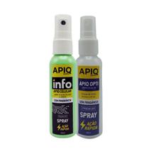 Kit Para Limpeza De Óculos Branco 60ML Limpa Celular tradicional 60ml