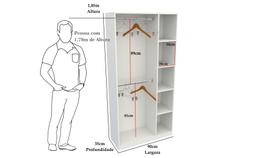 Kit Para Lojas M1 100% Mdf (armário, Balcão, Colmeia)
