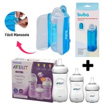 Kit para Mães Aquecedor e Conjunto de Mamadeiras Avent 0-6M - Buba Baby