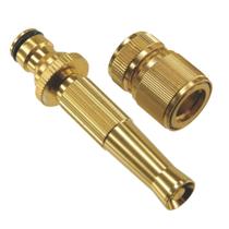 Kit para mangueira jardim com esguicho alumínio p/ engate rápido regulável + engate rápido alumínio Kit para mangueira jardim com esguicho alumínio p/ engate rápido regulável + engate rápido alumínio