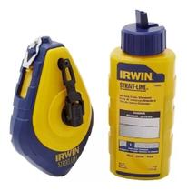 Kit para marcação marcador giz de linha 30m azul 64494 irwin profissional