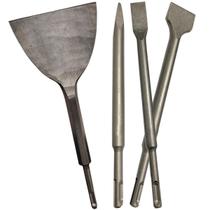 Kit Para Martelete Com Ponteira E Talhadeiras Sds Plus 3 Peças 280x120mm Lugatools Kit Para Martelete Com Ponteira E Talhadeiras Sds Plus 3 Peças 280x120mm Lugatools