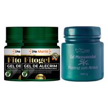 Kit para Massagem Corporal: 2 Fitogel Gel de Alecrim + Gel Mastruz Com Arnica Kit para Massagem Corporal: 2 Fitogel Gel de Alecrim + Gel Mastruz Com Arnica