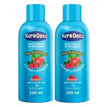 Kit para Massagem Quente Íntima Corporal Kero Doce Mordidinhas - 2 Unidades