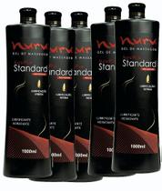 Kit para massagem sensual nuru uso Profissional caixa com 5 unidades de 1000ml Standard