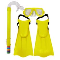 Kit Para Mergulho Completo Infantil Com Máscara Snorkel E Pé De Pato Para Natação E Lazer Piscina Kit Para Mergulho Completo Infantil Com Máscara Snorkel E Pé De Pato Para Natação E Lazer Piscina