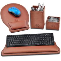 Kit para Mesa de Escritório MESSINA em Couro Galvani Kit para Mesa de Escritório MESSINA em Couro Galvani