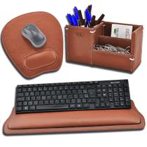Kit para mesa Escritório PÁDUA em Couro Galvani
