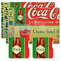 Kit para Mesa (Jogo Americano) - Coca Cola Home Collection, + 2 Porta Copos - Urban