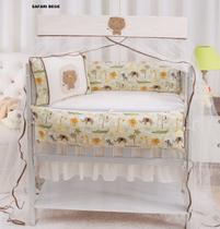 Kit para Mini Berço Menina Menino Neutro 9 Peças