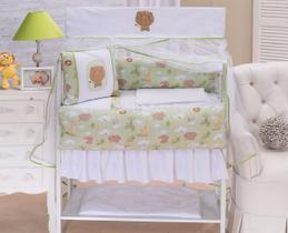 Kit para Mini Berço Menina Menino Neutro 9 Peças