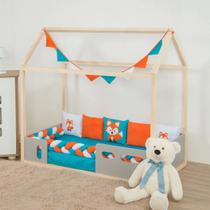 Kit Para Mini Cama Montessoriana Menino e Menina Raposa