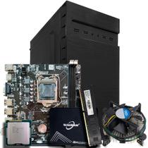 Kit Para Montagem de Computador, Gabinete Com Fonte, Placa Mãe, Processador Core i3-2120, Memória RAM 4GB, SSD 120GB Kit Para Montagem de Computador, Gabinete Com Fonte, Placa Mãe, Processador Core i3-2120, Memória RAM 4GB, SSD 120GB