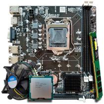 Kit Para Montagem de Computador, Placa Mãe GT-H61, Processador Core i3-3220, Memória 8GB DDR3, Cooler