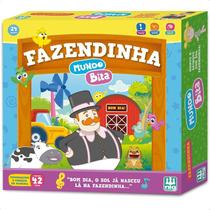 Kit para Montar Fazendinha Mundo Bita Madeira Nig