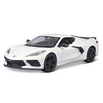 Kit Para Montar Miniatura Carro Corvette Stingray Coupe Z51 1/24 Branco Maisto 39525