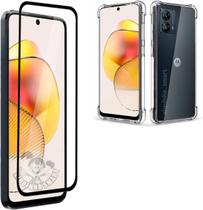 Kit Para Moto G73 Película 3D Vidro + Capa Capinha Case