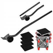 Kit para mover móveis LSLANSOON, 500 kg, conjunto de carrinhos de aço Kit para mover móveis LSLANSOON, 500 kg, conjunto de carrinhos de aço