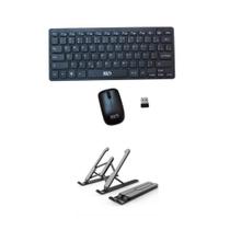 Kit Para Notebook Lenovo Com Mini Teclado + Mouse Wireless + Suporte - Fam