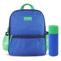 Kit Para Passeios: Mochila Infantil E Porta Itens Jacki Design Azul
