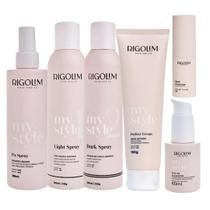 Kit para penteado profissional rigolim (6 produtos)