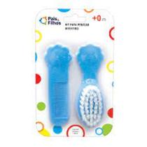 Kit para Pentear Azul - Pais e Filhos (18534) Kit para Pentear Azul - Pais e Filhos (18534)
