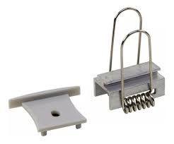 Kit para perfil de embutir bolt branco