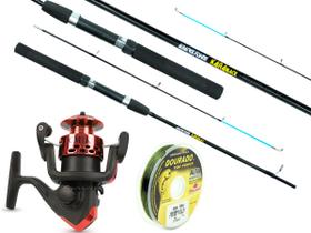 Kit Para Pescaria 1 Vara 1,20m 1 Molinete + Acessórios (Ref. 36)