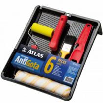 Kit Para Pintura Anti-gota Completo Com 6 Peças - At1017 - Pincéis Atlas Kit Para Pintura Anti-gota Completo Com 6 Peças - At1017 - Pincéis Atlas