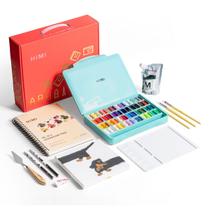Kit para Pintura Guache Himi com 48 Cores e 12 Acessórios Kit para Pintura Guache Himi com 48 Cores e 12 Acessórios